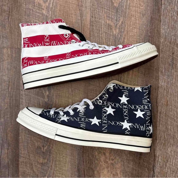 Converse J.W. Anderson x Chuck 70 Hi High Americana USA Red White Blue - Picture 3 of 13